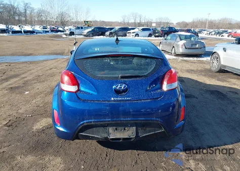 2017 Hyundai Veloster Value Edition from USA, damaged, VIN KMHTC6AD7HU317220